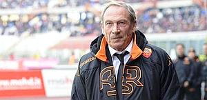 Zdenek Zeman, 65 anni, tecnico della Roma. Ansa