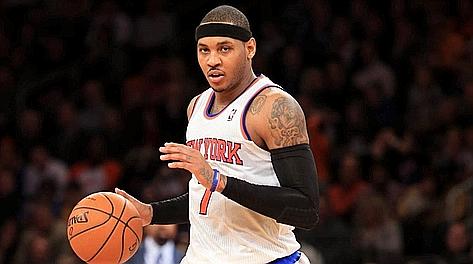 Carmelo Anthony, stella dei New York Knicks. Reuters