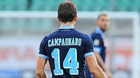Hugo Campagnaro, 32 anni, difensore del Napoli che tratta con l'Inter. Ansa