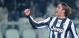 Alessandro Matri, decisivo per la Juve contro il Chievo. LaPresse