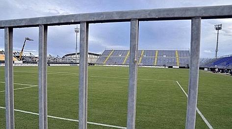 Un'immagine dello stadio Is Arenas. Ansa