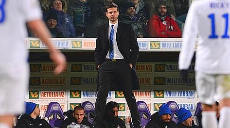 Andrea Stramaccioni, tecnico dell'Inter. Afp Andrea Stramaccioni, tecnico dell'Inter. Afp