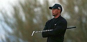 Tiger Woods, fuori al 1 all'Accenture Match Play in Arizona. Afp