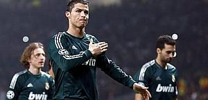 Esultanza contenuta per Cristiano Ronaldo. Ansa