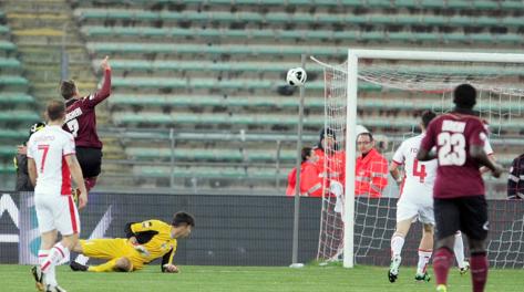 Il gol gioiello di Belingheri. LaPresse Il gol gioiello di Belingheri. LaPresse