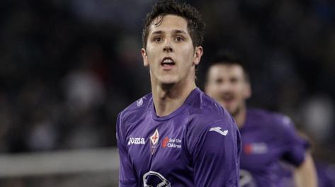Stefan Jovetic, attaccante montenegrino della Fiorentina. Ap