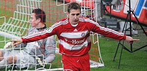 Miroslav Klose, attaccante del Bayern. Afp