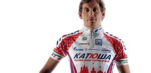 Pippo Pozzato con la nuova maglia Katusha