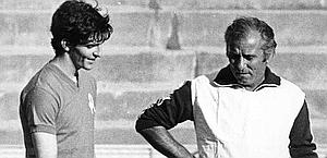 Gib Fabbri con Paolo Rossi ai tempi del Vicenza