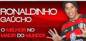Il sito del Flamengo annuncia l'ingaggio dell'attaccante