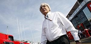 Bernie Ecclestone, 80 anni, numero uno della Formula 1. Ap