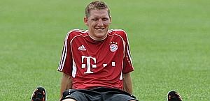 Bastian Schweinsteiger  incedibile per il Bayern Monaco. Afp