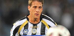 German Denis, 29 anni,  un attaccante dell'Udinese. Lapresse