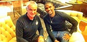 Samuel Eto'o con Claudio Ranieri. Inter.it Samuel Eto'o con Claudio Ranieri. Inter.it