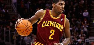 Kyrie Irving, 20 punti per Cleveland. Afp