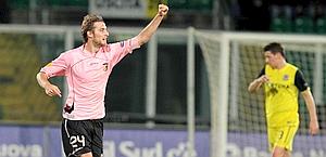 Nicola Rigoni, 21 anni, con la maglia del Palermo. LaPresse 