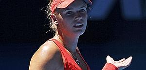 Caroline Wozniacki a Melbourne. Reuters