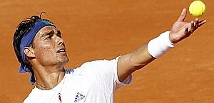 Fabio Fognini, ai quarti del Roland Garros 2011. Reuters