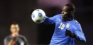 Mario Balotelli, 21 anni, ha giocato nell'Italia Under 21 dal 2008 al 2010. Reuters
