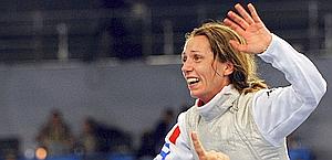 Valentina Vezzali, 38 anni. Archivio Valentina Vezzali, 38 anni. Archivio