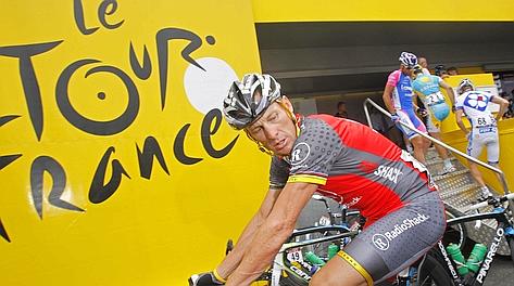 Lance Armstrong, 7 titoli al Tour de France. Ap