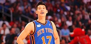 Jeremy Lin, 23 anni, rivelazione stagionale del Knicks. Afp
