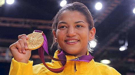 Sarah Menezes, 22 anni, prima medaglia brasiliana di Londra 2012. Epa