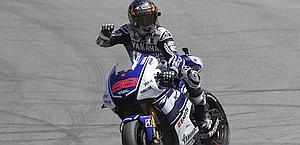 Jorge Lorenzo, 25, leader del mondiale sulla Yamaha. Reuters
