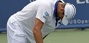 Andy Roddick, eliminato da Chardy. Reuters