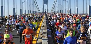 Un'immagine dell'ultima maratona di New York. Reuters