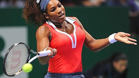 Serena Williams in azione. Afp
