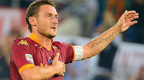 Francesco Totti insegue il record di da Costa con 11 gol. Afp