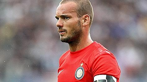 Wesley Sneijder, 28 anni, centrocampista dell'Inter. Forte