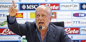 Aurelio De Laurentiis, 63 anni, presidente del Napoli. Reuters