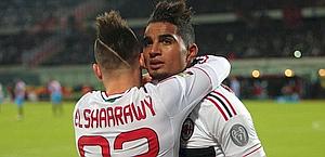 Kevin Prince Boateng, 25 anni, e Stephan El Shaarawy, 20. Afp