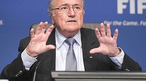 Sepp Blatter, presidente della Fifa. LaPresse