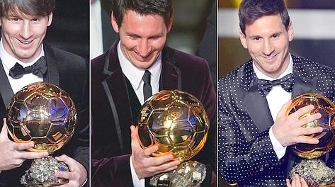 Leo Messi, quarto Pallone d'oro. Ansa