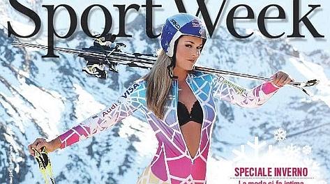 Lindsey Vonn sexy sulla copertina di SportWeek. Archivio