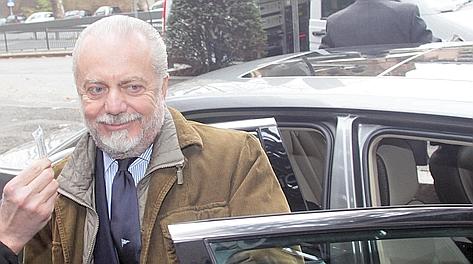Aurelio De Laurentiis, presidente del Napoli dal 2004. Ansa