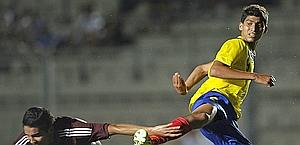 Jose Cevallos, centrocampista ecuadoriano. Afp