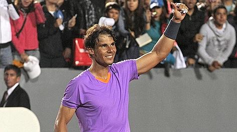 Rafa Nadal, battuto in finale. Ap
