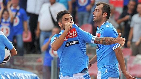 Lorenzo Insigne e Goran Pandev, 7 gol in due. Ansa