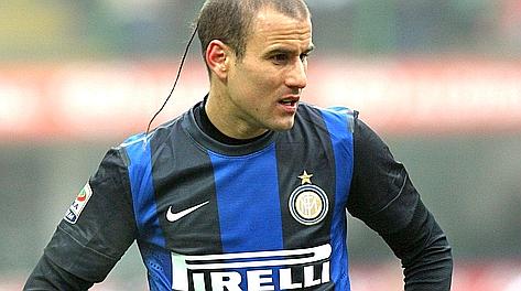 Rodrigo Palacio, attaccante dell'Inter. Forte