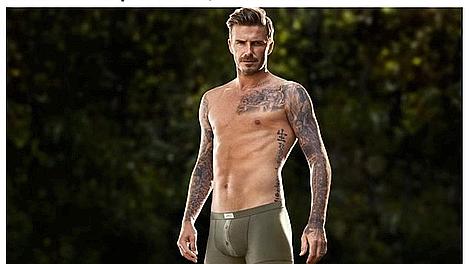 David Beckham in una campagna pubblicitaria: ma  davvero lui? http://www.mirror.co.uk