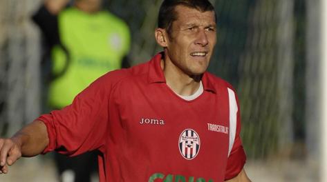 Paolo Ponzo con la maglia del Savona in un'immagine del 2009. Ipp