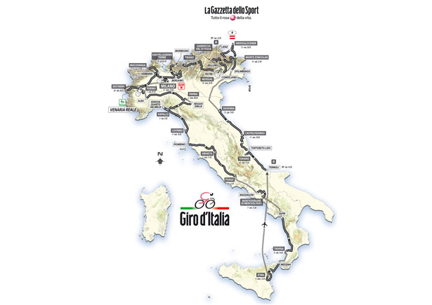 Giro d'Italia 2011 Planimetria_generale