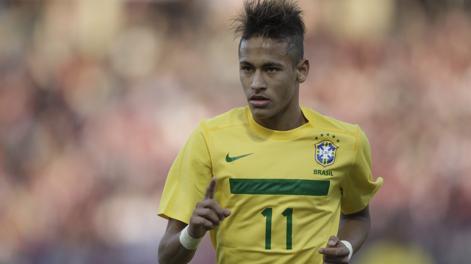 Neymar, 21 anni, attaccante del Santos. Epa