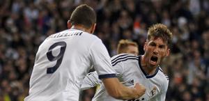 Benzema e Sergio Ramos: a segno per il Real. Reuters