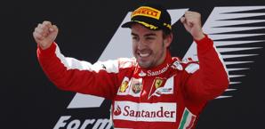 Fernando Alonso insegue Vettel a 17 punti. Reuters