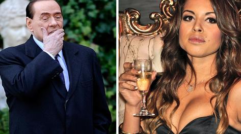 Silvio Berlusconi e Ruby. Afp